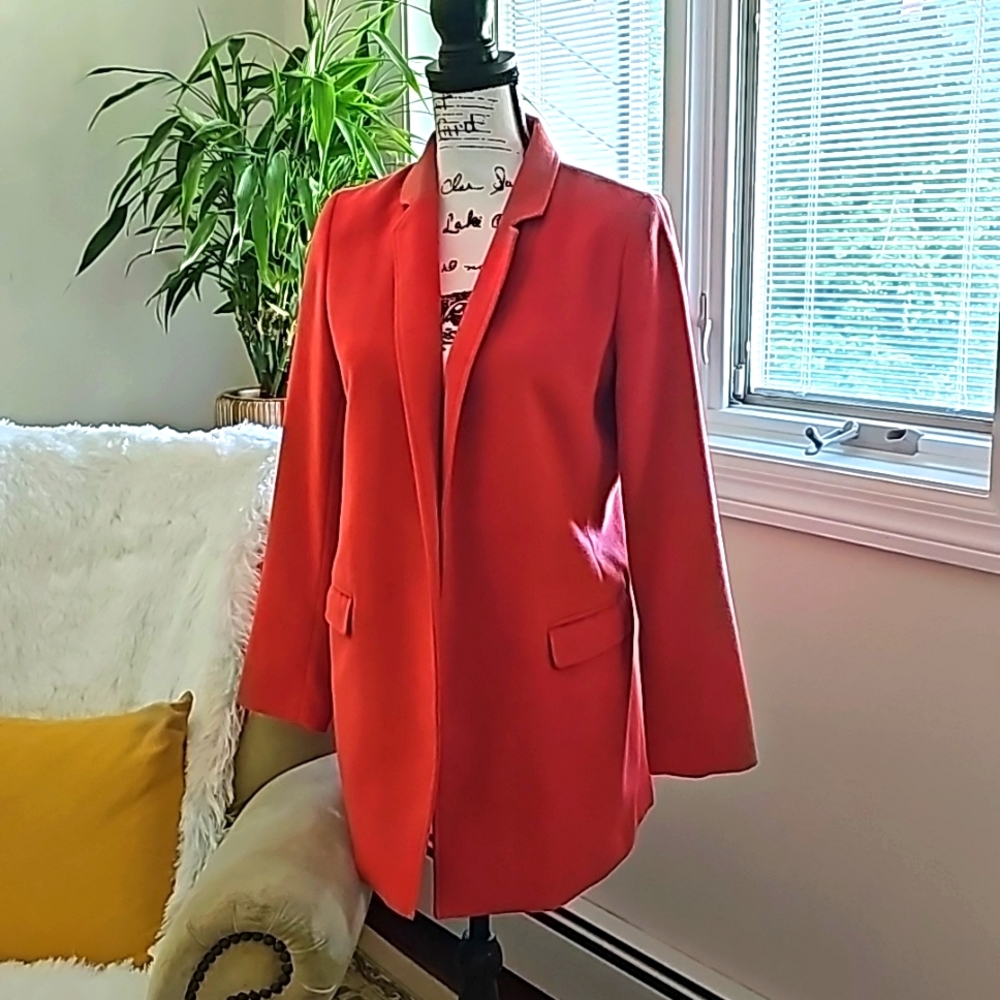 Chicos burnt orange blazer